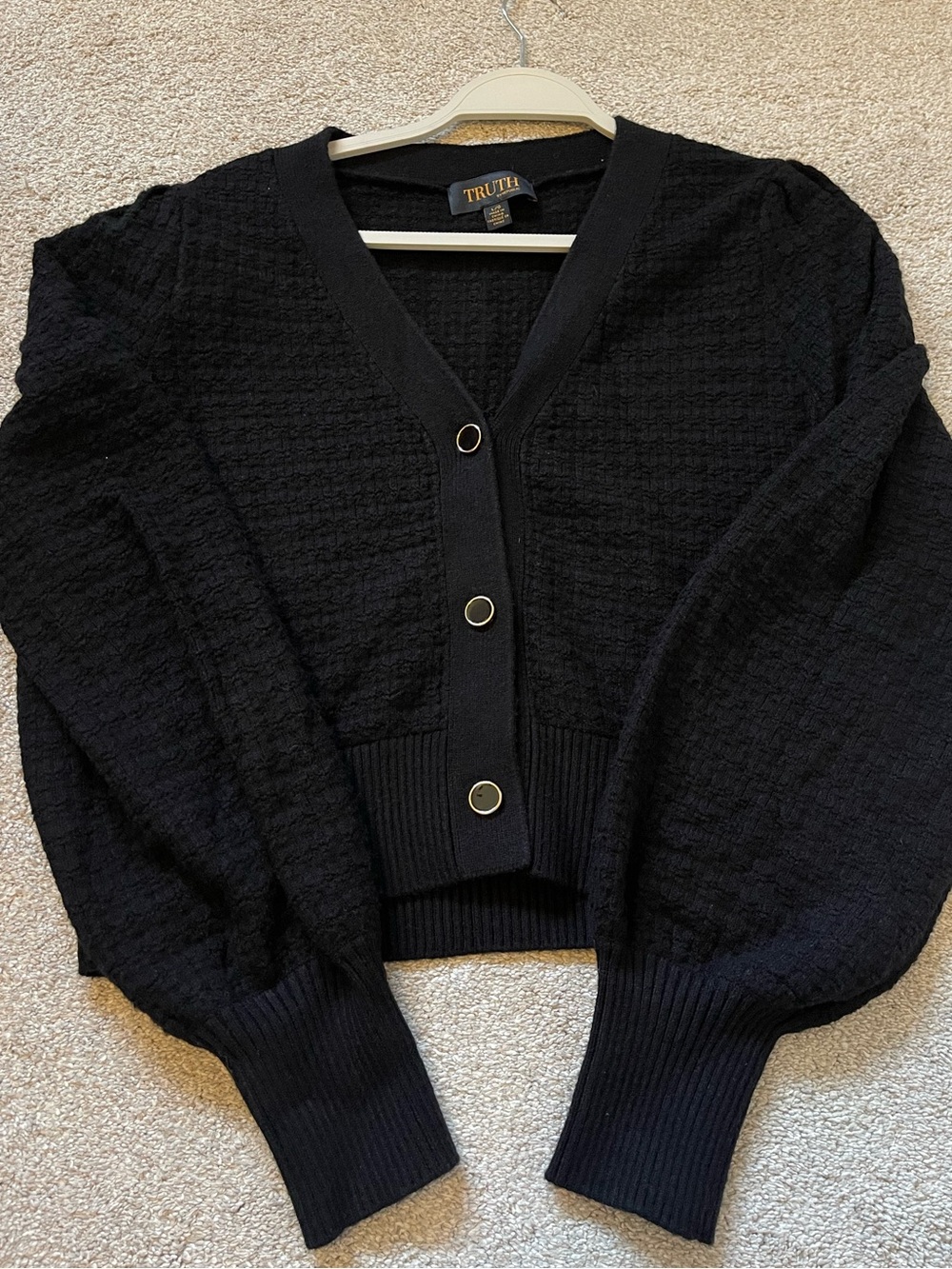 Women’s Knitted Black Cardigan